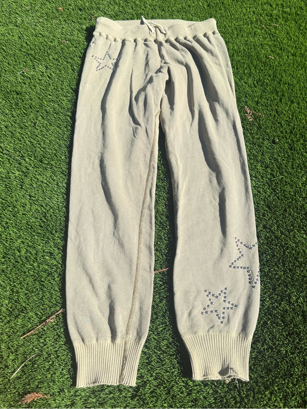 Monrow Star dust Stud raglan Knit Joggers